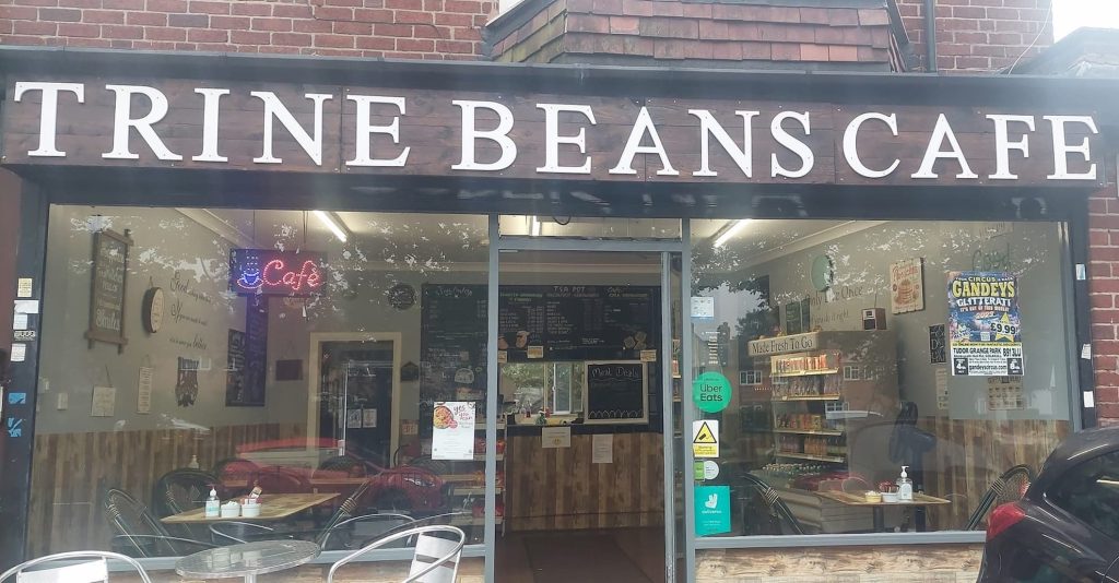 Front of cafe